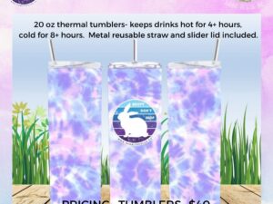 Adopt Don’t Shop Tumbler with Straw