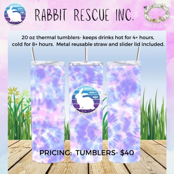 Adopt Don’t Shop Tumbler with Straw