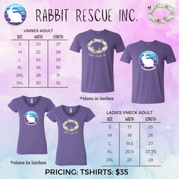 Adopt Don’t Shop – Ladies V-Neck - Image 2
