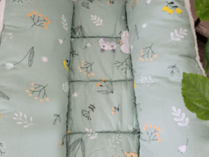 Light Green/Fleecy - Bunny Flop Bed