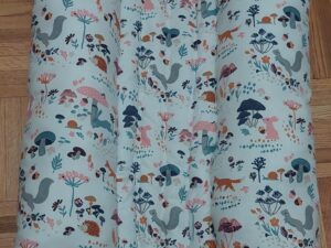 White Forest Animals - Bunny Flop Bed