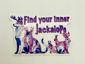 Find Your Inner Jackalope Sticker