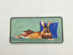 Couch Bunny Sticker